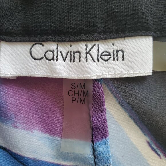 Calvin Klein Swim CoverUp Kimono Lightweight Transparent Tie Waist - Picture 11 of 15